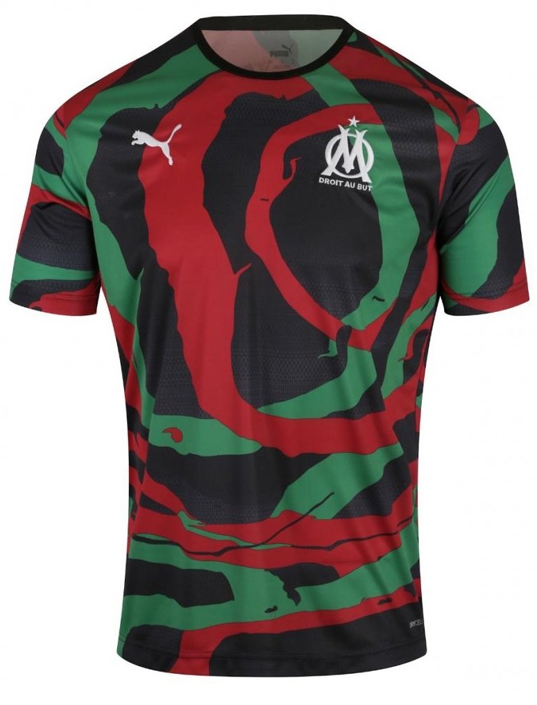 Camisa OM Olympique de Marseille 2020 2021 Marrocos 